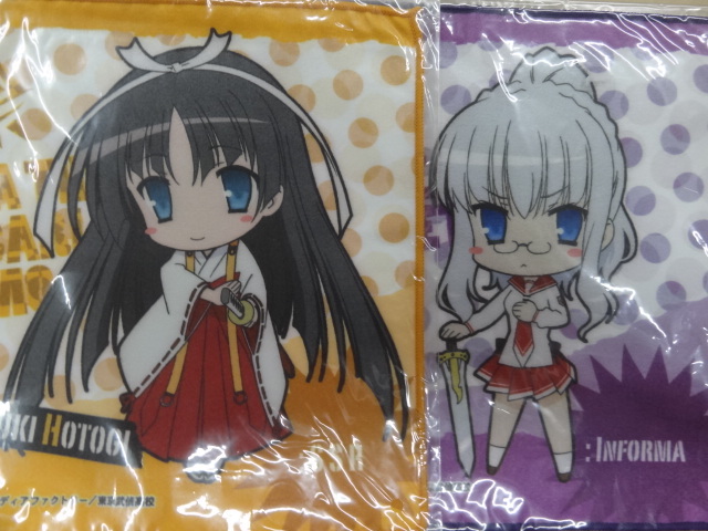 緋弾のアリア ミニタオル 星伽白雪 デュランダル ジャンヌ拍卖