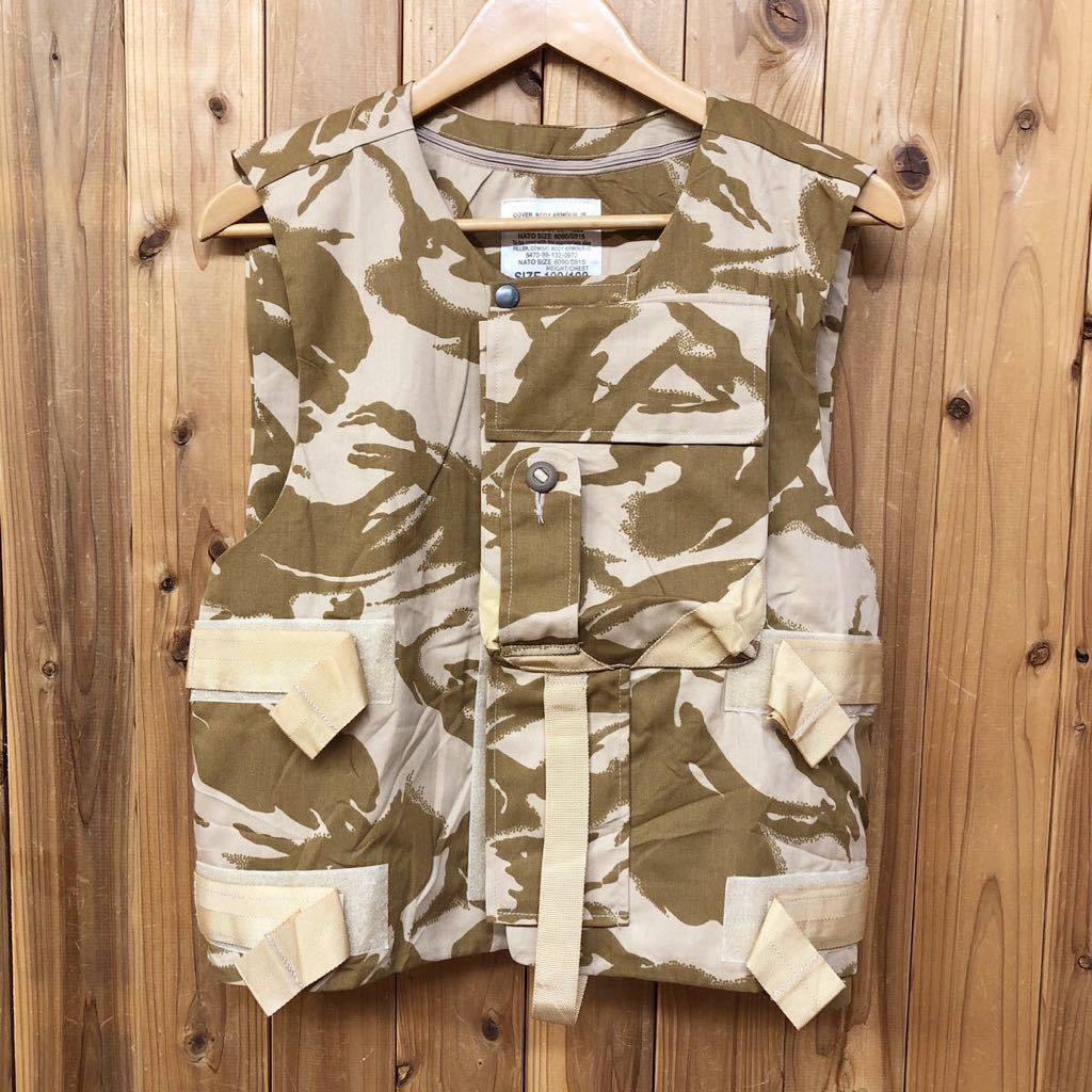 COVER, BODY ARMOUR, IS DESERT DPM /SIZE 190/108 英国軍 ボディー アーマー ベスト ジャケット カモフラ 迷彩 軍物 ミリタリー ARMY c拍卖