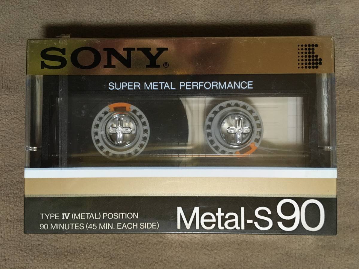 【 送料無料!・希少な1984年発売の90分テープ!・未開封品!】★SONY ソニー カセットテープ◇Metal-S 90◇メタルポジションTYPE Ⅳ★拍卖