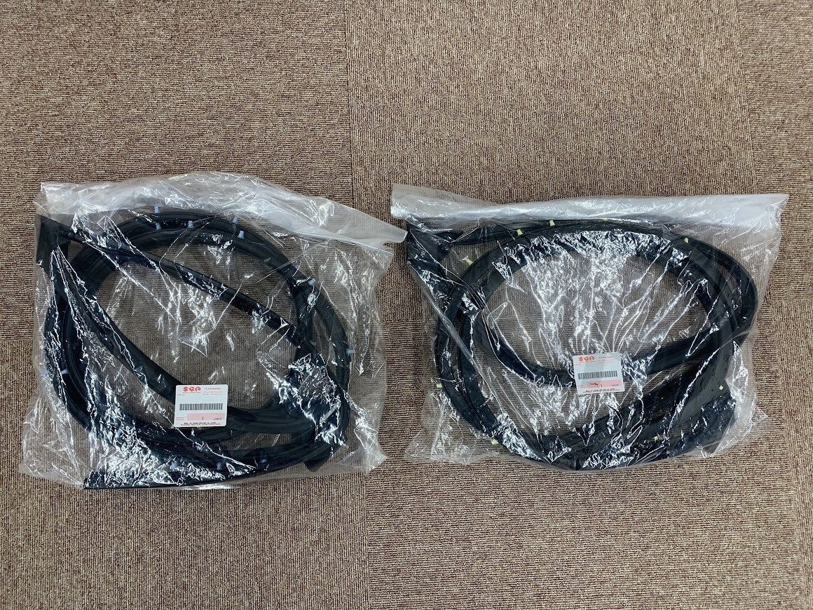 【新品未使用】スズキ 純正 カプチーノ EA11R EA21R ドア オープニング ウェザーストリップ ウェザストリップ ゴム モール 左右SET SUZUKI拍卖