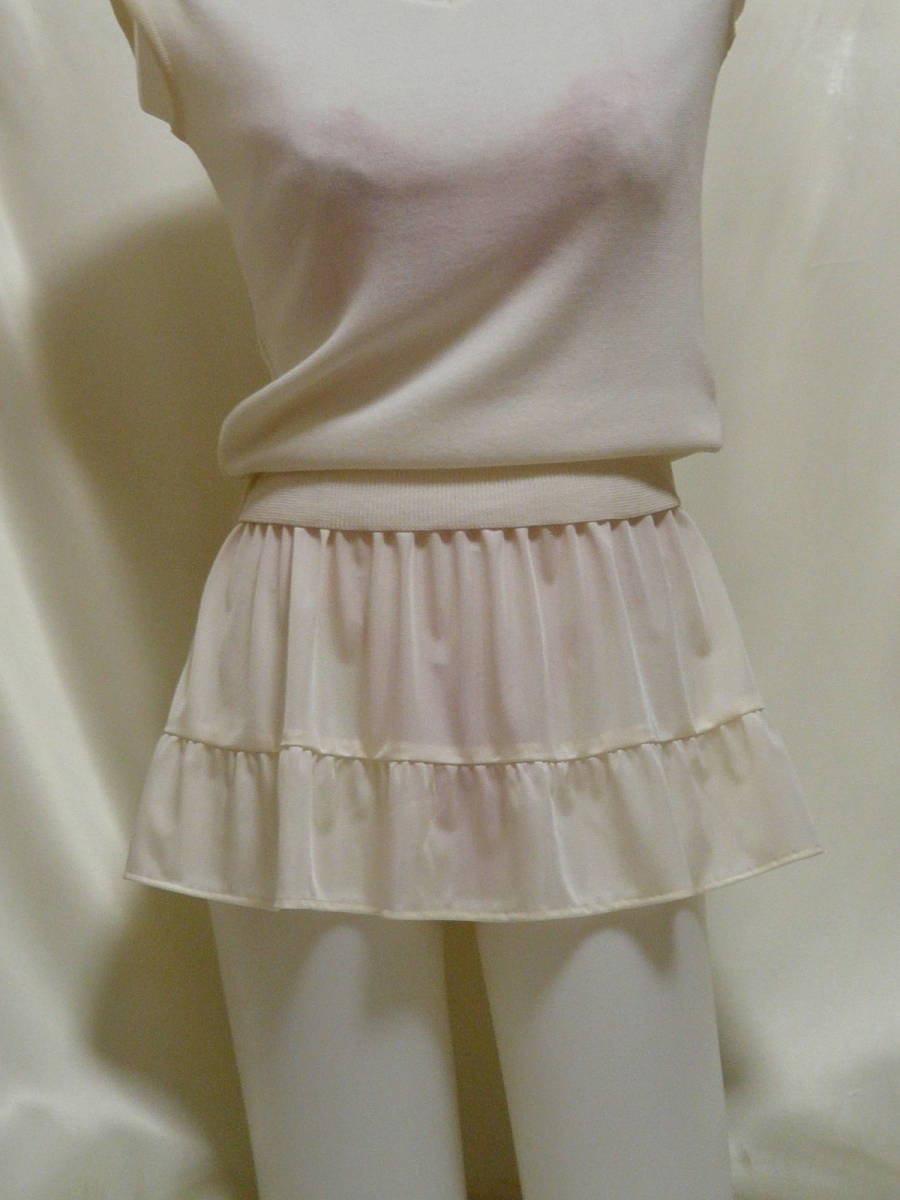 ♪♪レモン色系クリーム色の超マイクロミニ☆清らかにシースルー^^♪♪拍卖