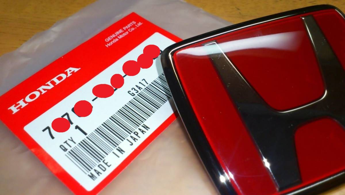 ホンダ◆純正◆未使用◆ NSXR フロント用 エンブレム拍卖