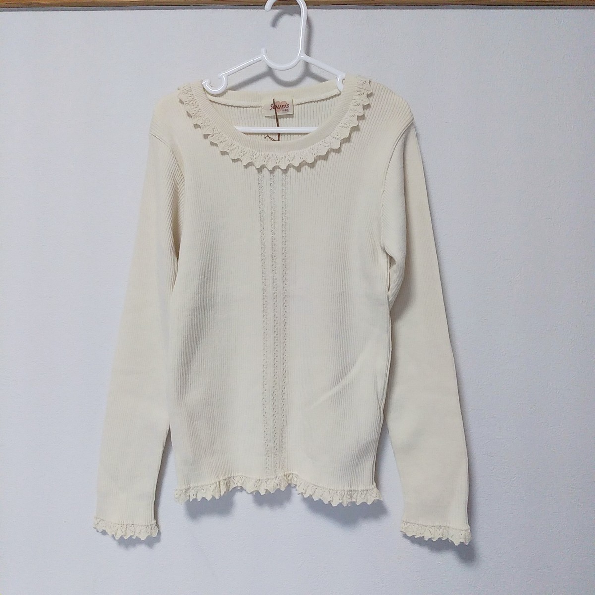 【新品】souris(スーリー)コットン セーター140 カタログ掲載品 タートル 日本製拍卖