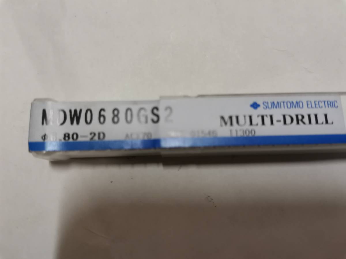 住友電工 マルチドリル MDW0680GS2 ACX70 Φ6.8 拍卖