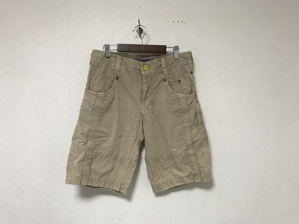 本物ナパピリNAPAPIJRIコットンワークハーフショートパンツメンズアメカジミリタリーサーフベージュ30M拍卖
