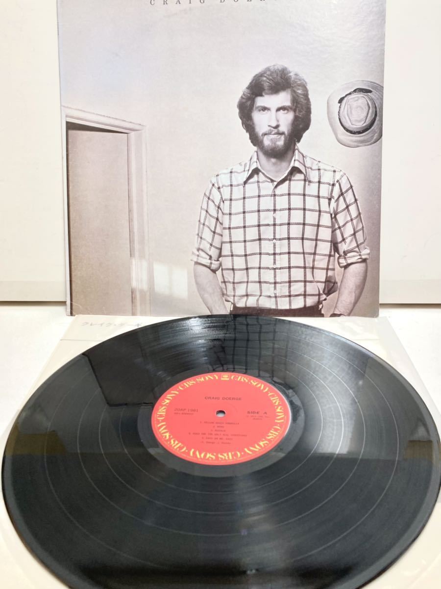 美品 Craig Doerge クレイグ・ダーギー (ジェイムス・テイラー , ジャクソン・ブラウン キーボーディスト) 【LPアナログレコード】拍卖