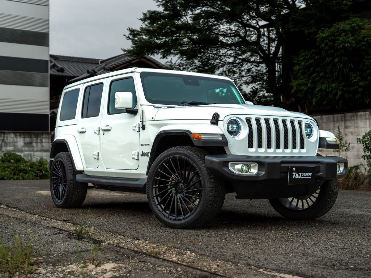 23インチ 4本セット T&T forged 鍛造ホイール jeep ジープ 全車種に対応 ラングラー サハラ グラディエーター 等にオーダーで作製 pcd127拍卖
