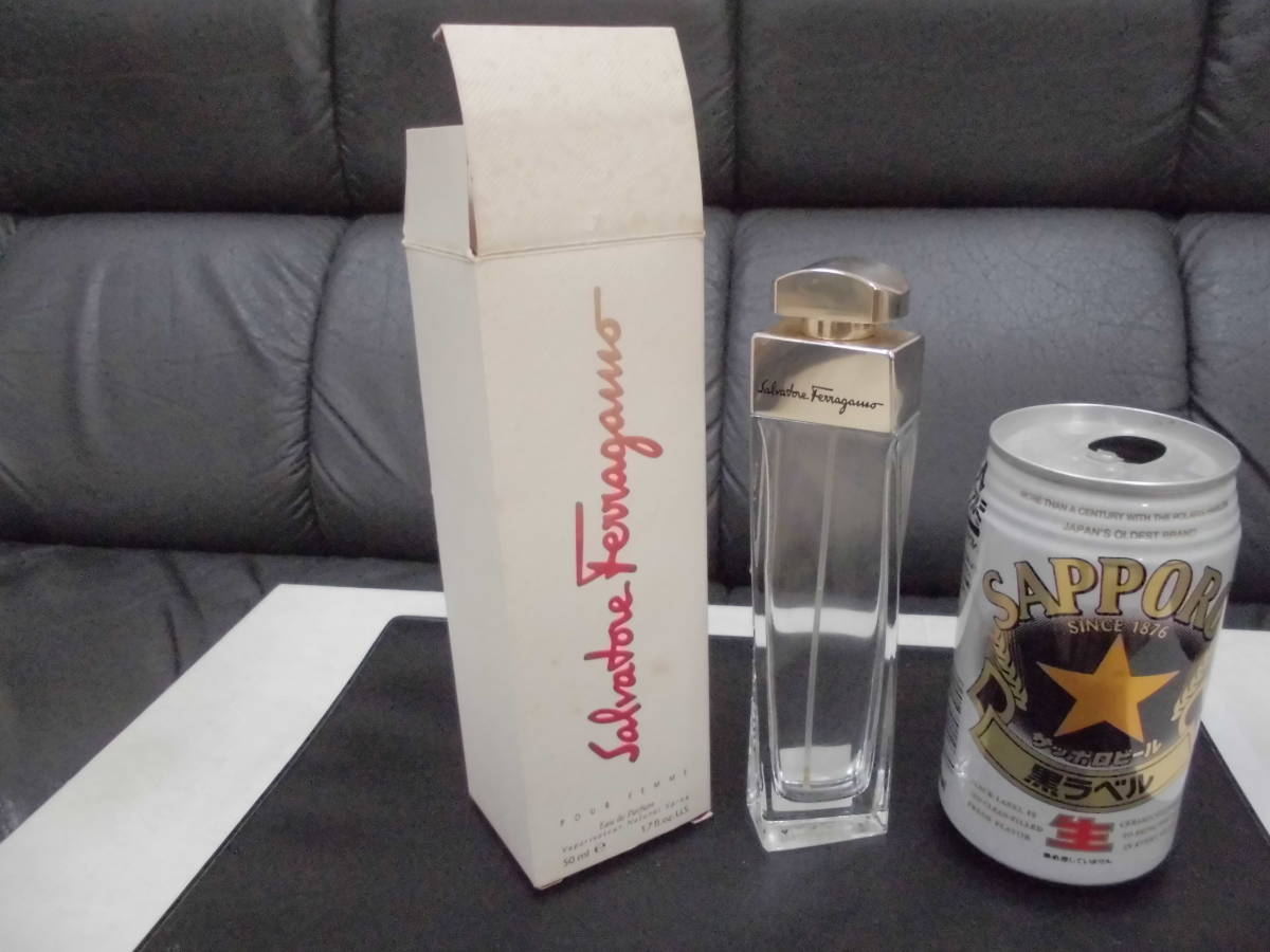 ★空瓶です★「サルヴァトーレフェラガモ プールファム オードパルファム 50ml 」香水 空瓶 Salvatore Ferragamo  (手前棚2保管)拍卖