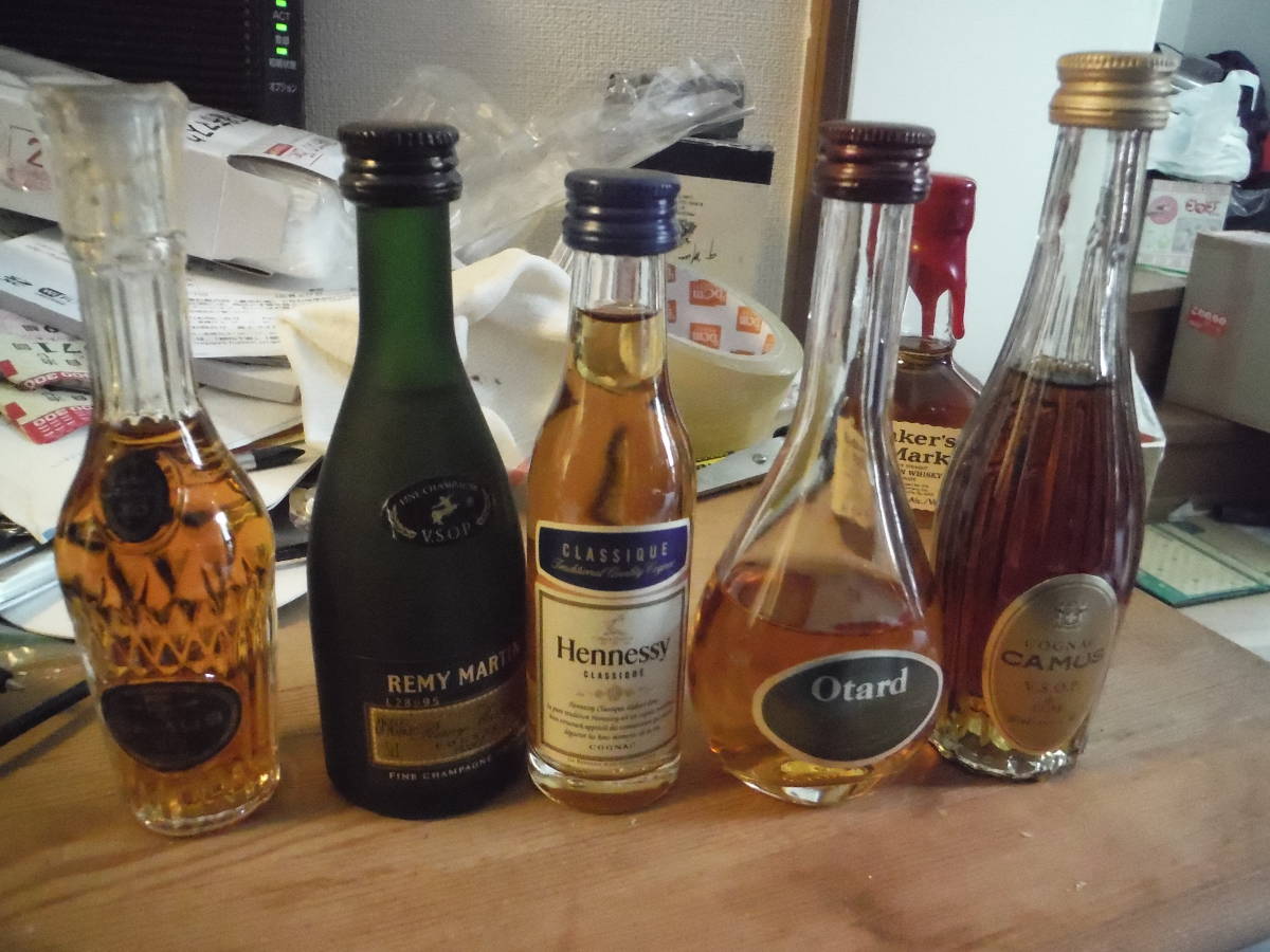 ヘネシー カミュ レミーマルタン ミニボトル コニャック 5本 未開封拍卖