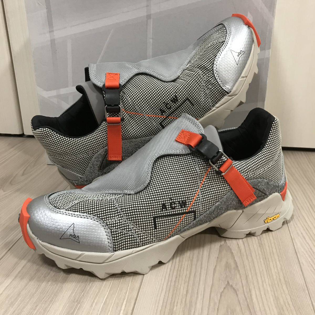 A-COLD-WALL ACW ROA MINAR HIKING vibram ア コールド ウォール ロア トレッキング ハイキング ブーツ スニーカー シルバー拍卖