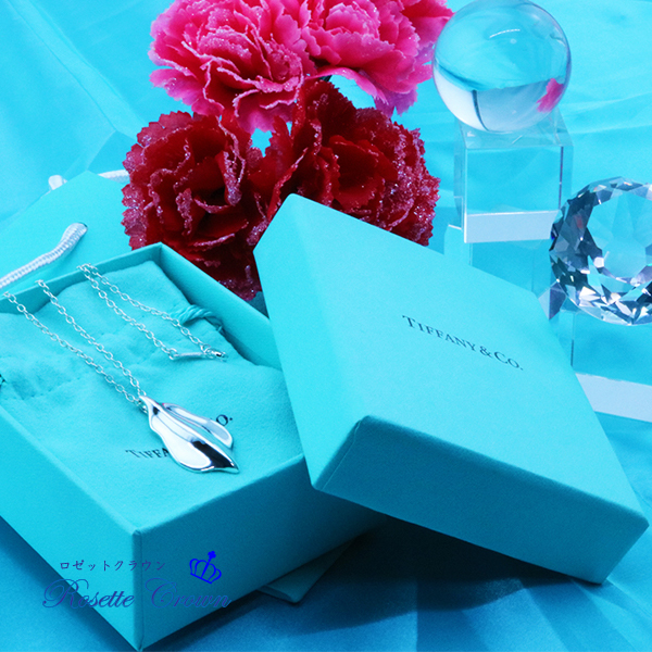 ◆新品◆値下げ交渉 は 質問で◆未使用◆ティファニー◆リーフネックレス◆拍卖