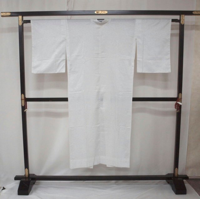 貸衣装処分品 1129 長襦袢(訪問着・留袖用)白 紗綾型(中古)〈レターパック不可〉拍卖