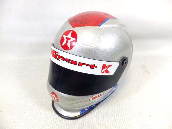 Michael Mario Andretti サイン付き 1/2 ヘルメット マイケル・アンドレッティ F1 インディ カートレース ドライバー レーサー拍卖