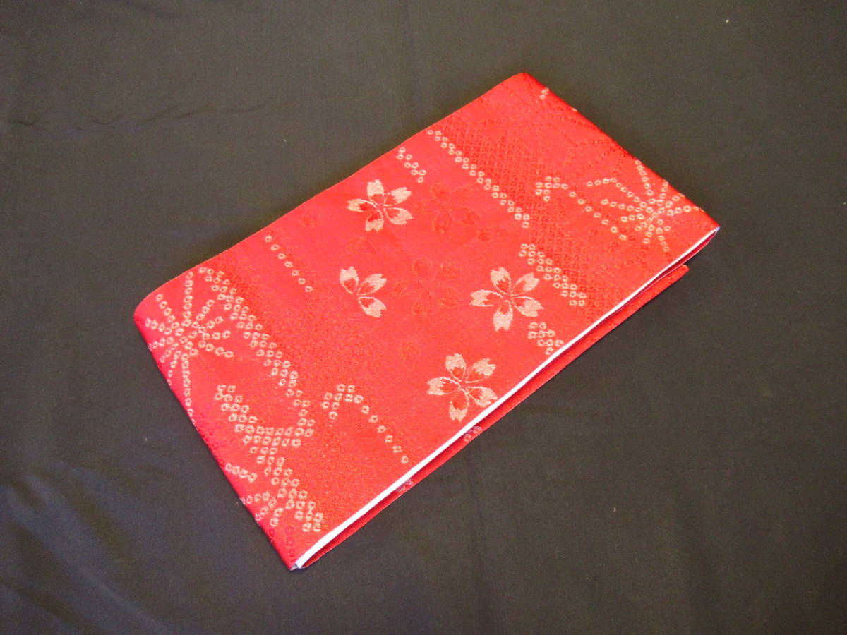 【新品・未使用】女性用和装/3点1セット/帯 桜柄 1本/腰ひも 2本拍卖