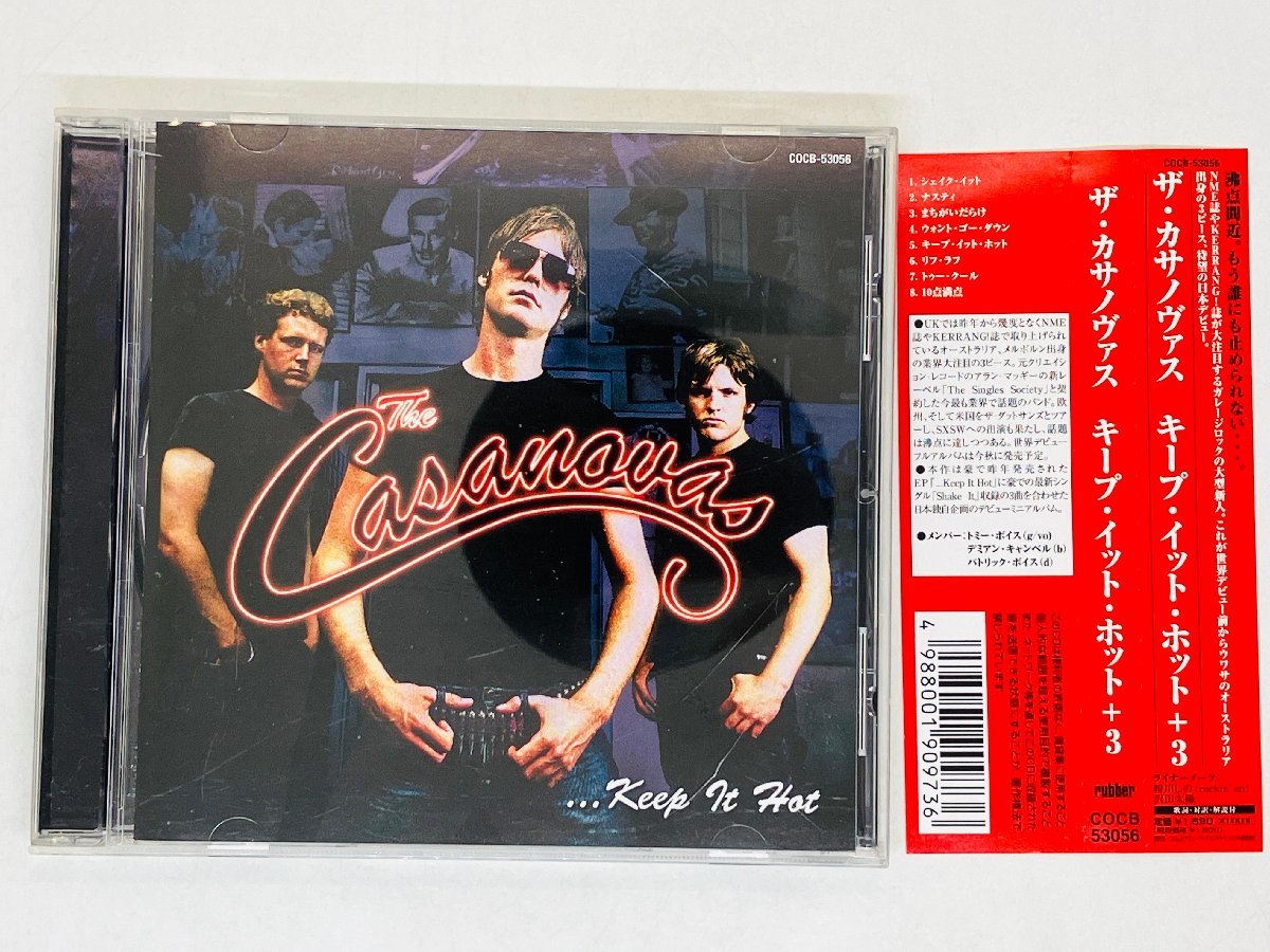 即決CD ザ・カサノヴァス The Casanovas / KEEP IT HOT + 3 / 帯付き アルバム Y24拍卖