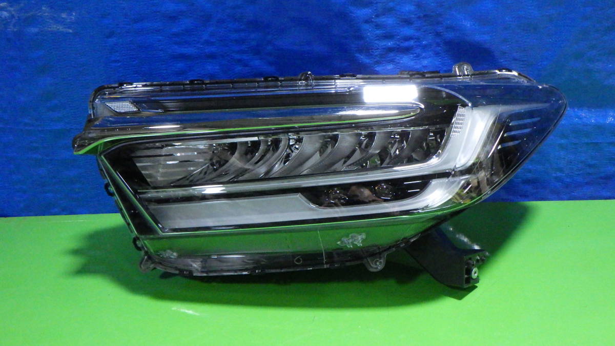 51027-9 ステップワゴン RC1 左 ヘッド ライト LED スタンレー W5847 打刻 J3 レベライザー付 純正 中古 棚1拍卖