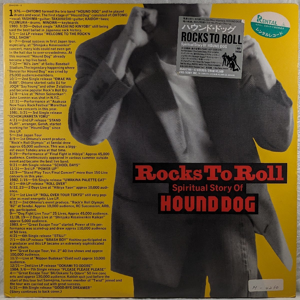 ベスト盤★2LP★中古LP「ROCKS TO ROLL / ロックス・トゥ・ロール」拍卖