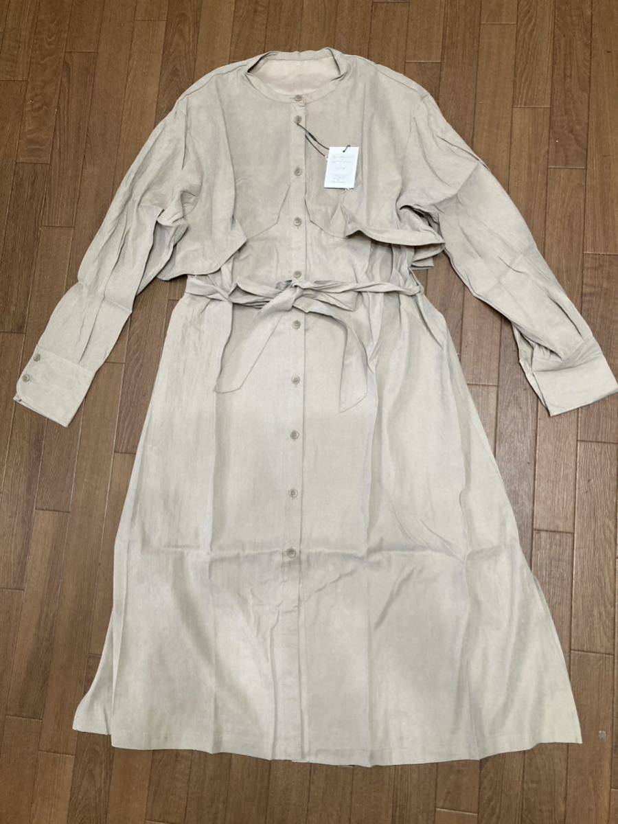 新品★ベルト付トレンチコート ワンピース★M拍卖