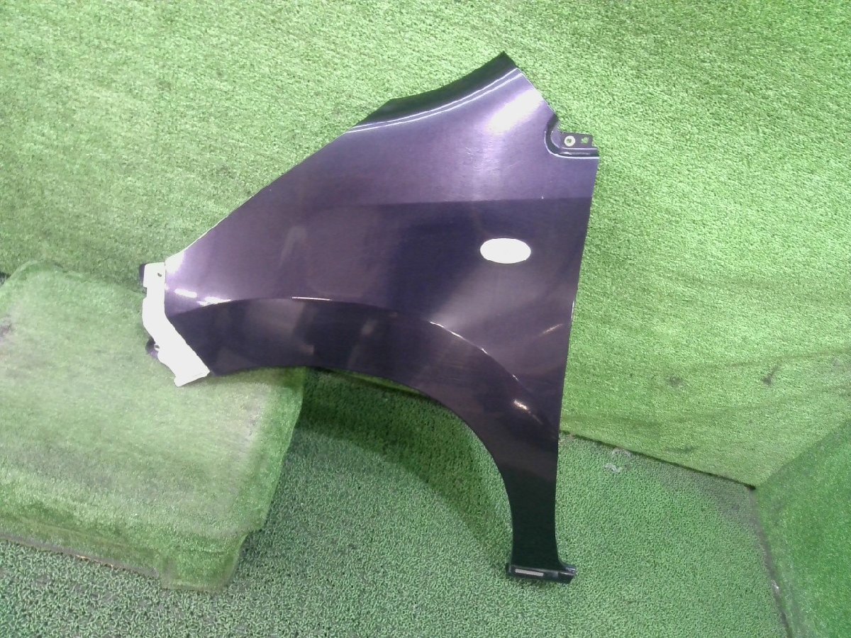 AZワゴン DBA-MJ23S 左前 フロント フェンダー カスタムスタイルXS K6A 38D H21年 紫 パープル 1A09-52-211拍卖