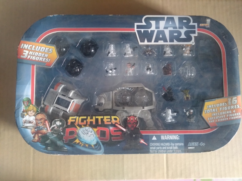 スター・ウォーズ STAR WARS series1 FIGHTER PODS フィギュア ダースベイダー・ヨーダ・ストームトルーパー・AT-ATウォーカー等拍卖