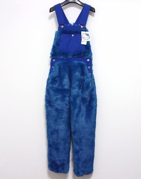 新品★ハローキティ×オープニングセレモニー★エコファー★オーバーオール★S★フェイクファー★OPENING CEREMONY×HELLO KITTY拍卖