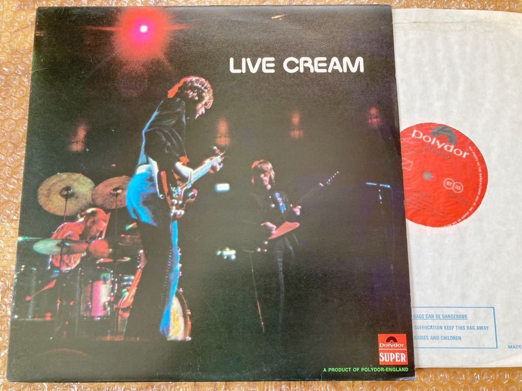 【迫力音】【英国盤】LP LIVE CREAM / UK POLYDOR SUPER 2383 016 //ERIC CLAPTON 試聴済み拍卖