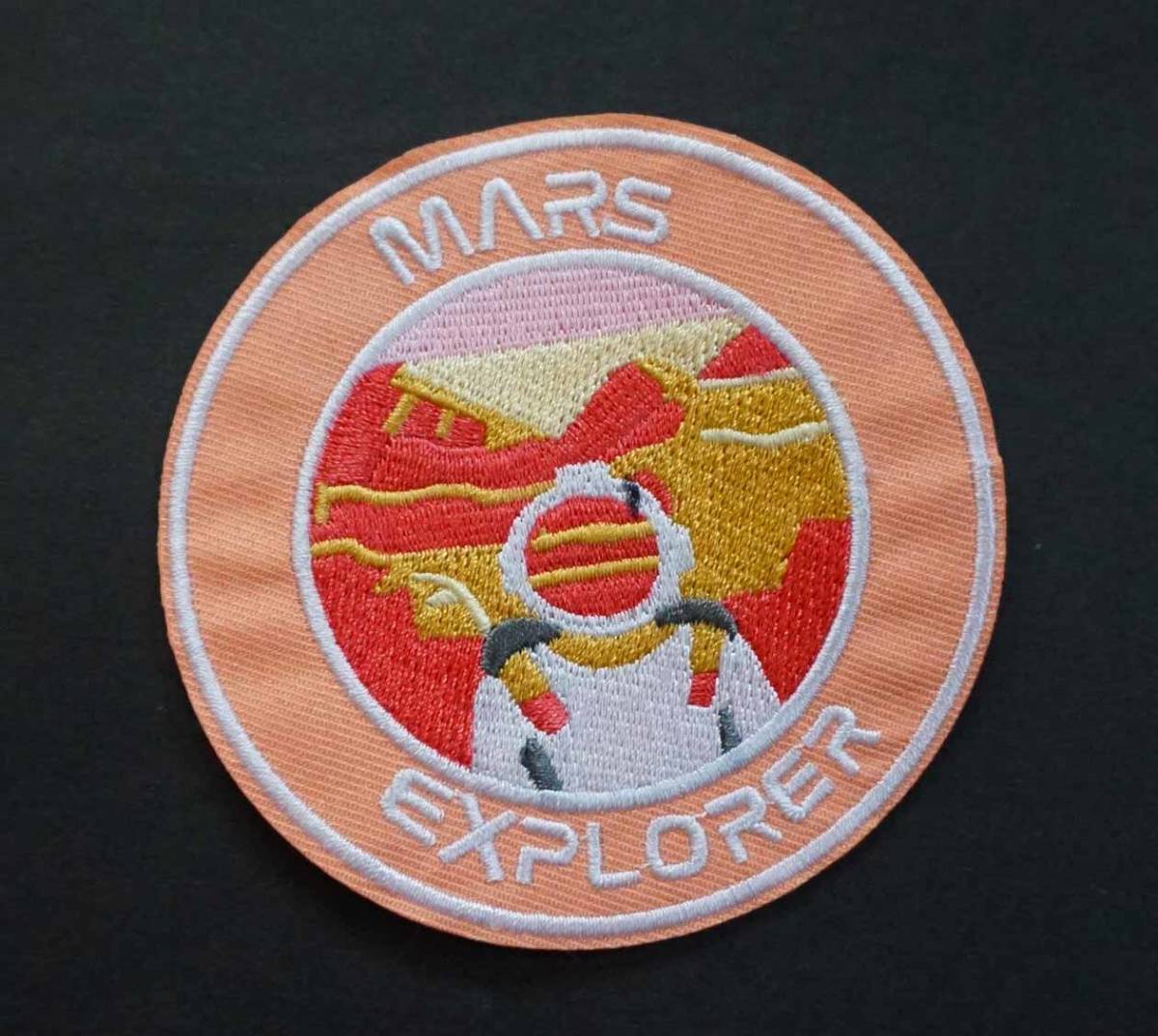 桜円ME宇宙飛行士◆新品未使用 MARS EXPLORER 刺繍ワッペン (パッチ)◆スペースシャトル 宇宙士 アメリカ ミリタリー サバゲー拍卖