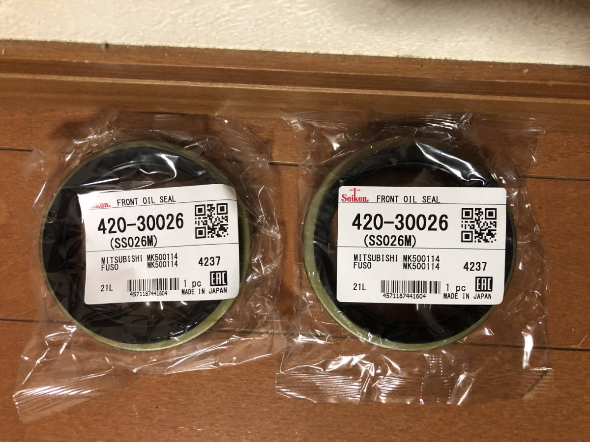 SEIKEN フロントホイール オイルシール 420-30026 純正該当品番 MK500114 三菱フソー拍卖