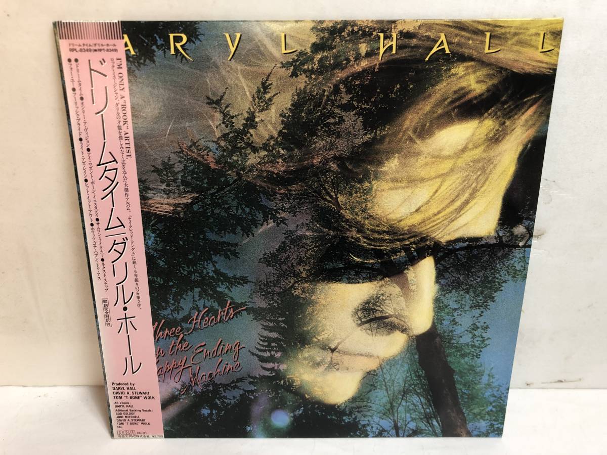 31028S 帯付12inch LP★ダリル・ホール/DARYL HALL/THREE HEARTS IN THE HAPPY ENDING MACHINE★RPL-8349拍卖