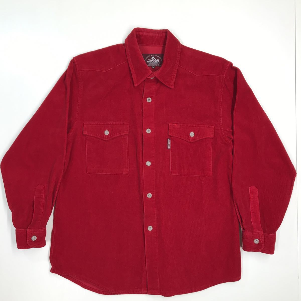 TARAS BOULBA タラスブルバ コーデュロイシャツ ウエスタンシャツ レディース Mサイズ アシックス 310-106a拍卖