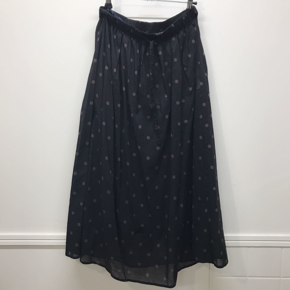 samansa mos2 サマンサモスモス ギャザースカート 水玉柄 SM2 ロング Mサイズ 310-124a拍卖