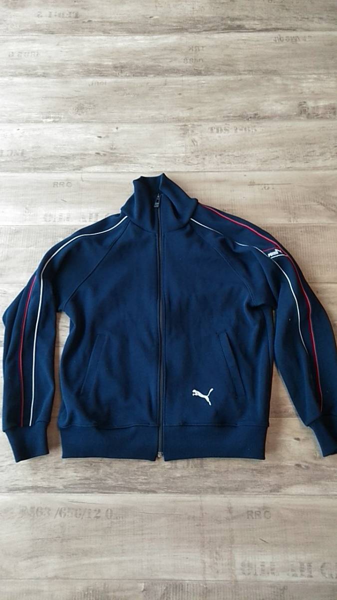 オールド PUMAジャージ 赤・白M拍卖