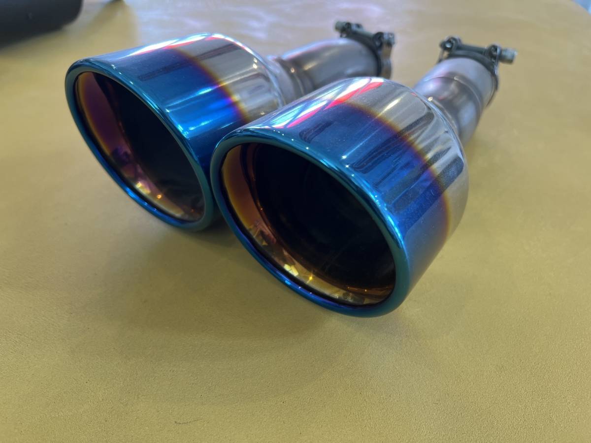 新品 未使用 BMW MINI R56 Cooper S 専用マフラーカッター チタンカラー φ100 R57 Cooper S も可拍卖