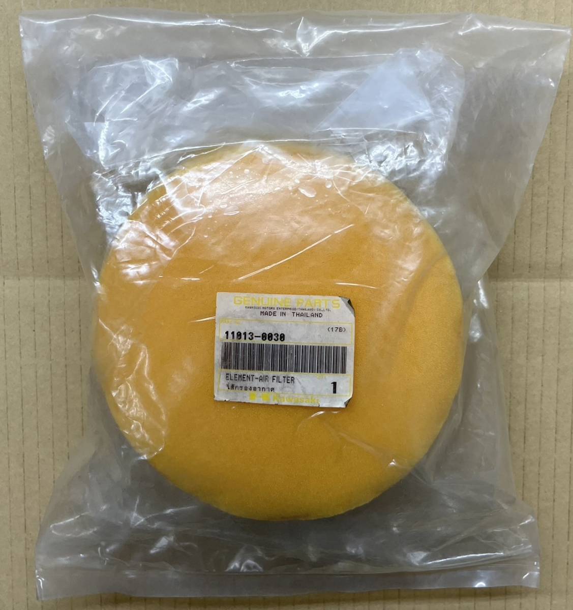 ●1点限★KAWASAKI 純正★KLX250●Dトラッカー/X/250 08年~15年●エアクリーナー/エレメント/エアフィルター エアーフィルター 11013-0030拍卖