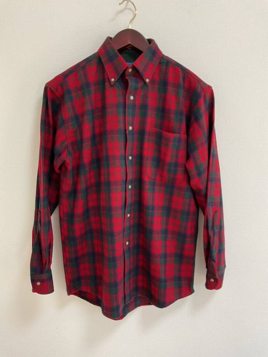 90’s PENDLETON WOOL B.D SHIRTS タグ付 US-M拍卖