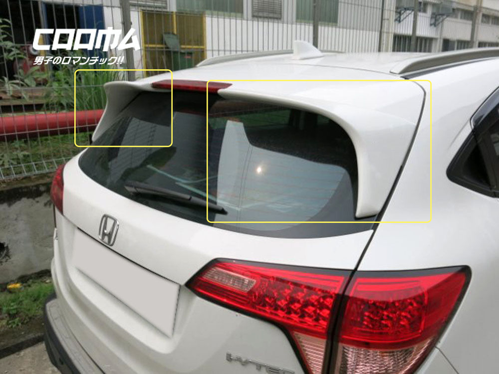 ホンダ ヴェゼルVEZEL 無限リア ルーフ ウイング スポイラー ガーニッシュ 2016-2019 2PCS 未塗装品 拍卖