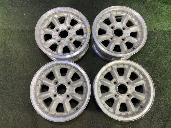 ★送料無料★ENKEI STREET COMPE-8 13x5.5JJ 4H 114.3 +20 φ70 4本/中古社外アルミホイール 1655_49拍卖