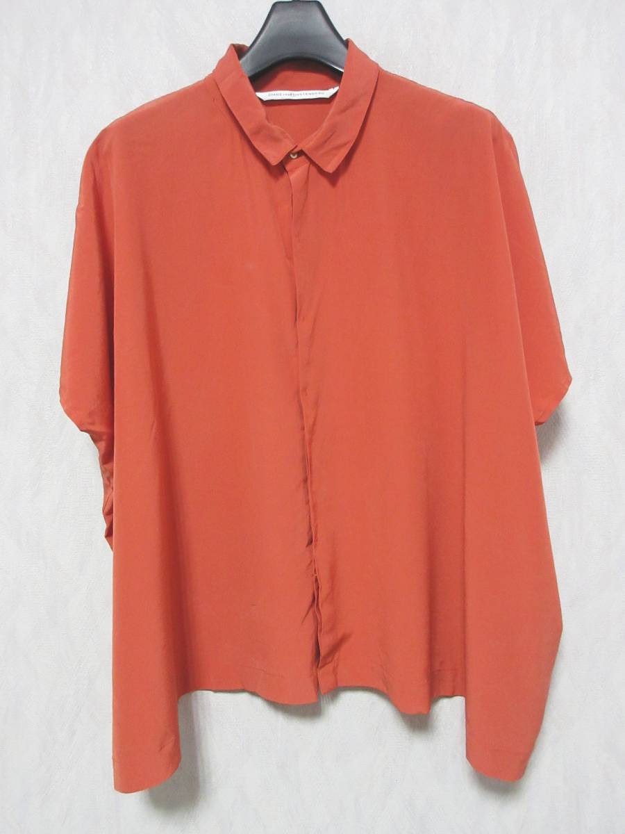 ダイアンフォンファステンバーグ DIANE von FURSTENBERG シルク ブラウス オレンジ 4 irmri 亥3801拍卖