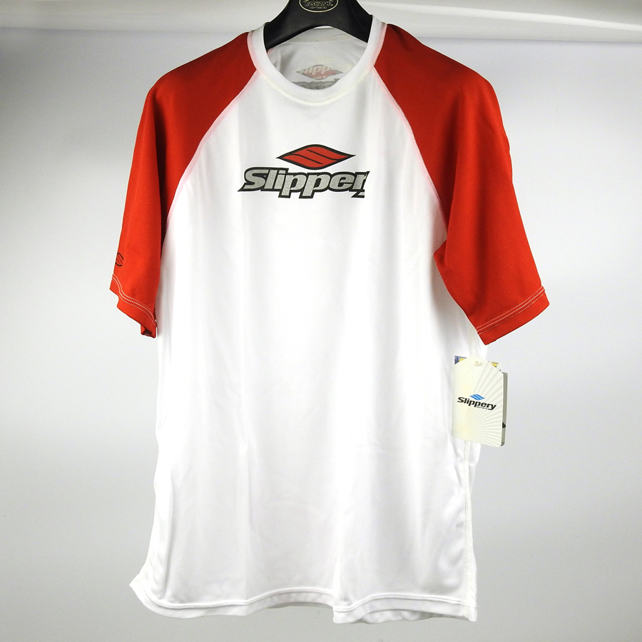 SLIPPERY スイッチジャージ 半袖 レッド/グレー Lサイズ 3250-0100拍卖