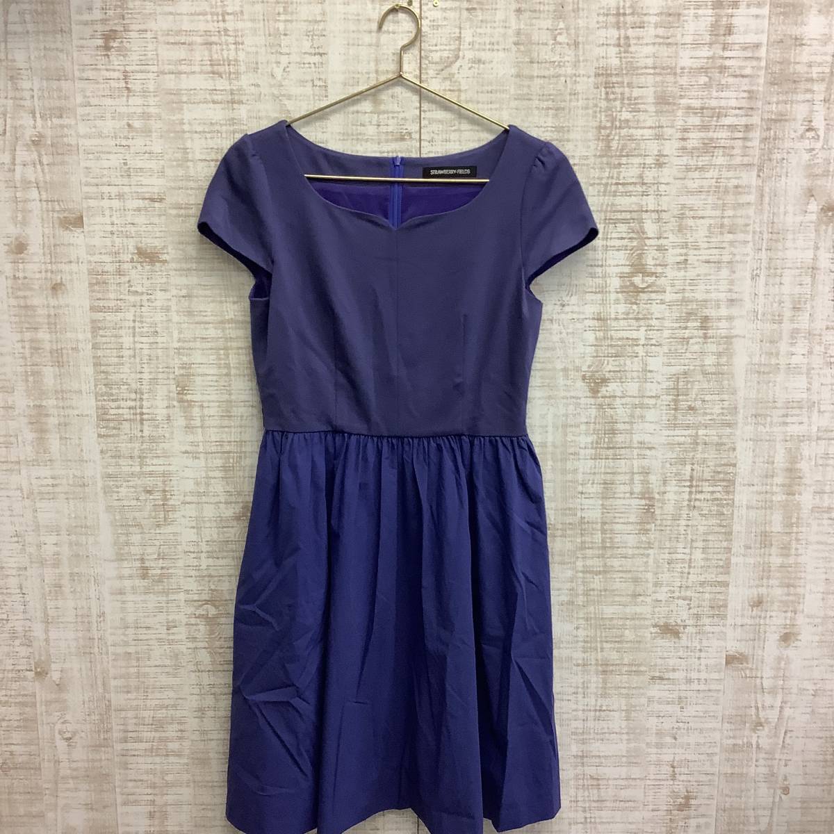 A338◇STRAWBERRY-FIELDS | ストロベリーフィールズ ワンピース 綺麗め サイズSC拍卖