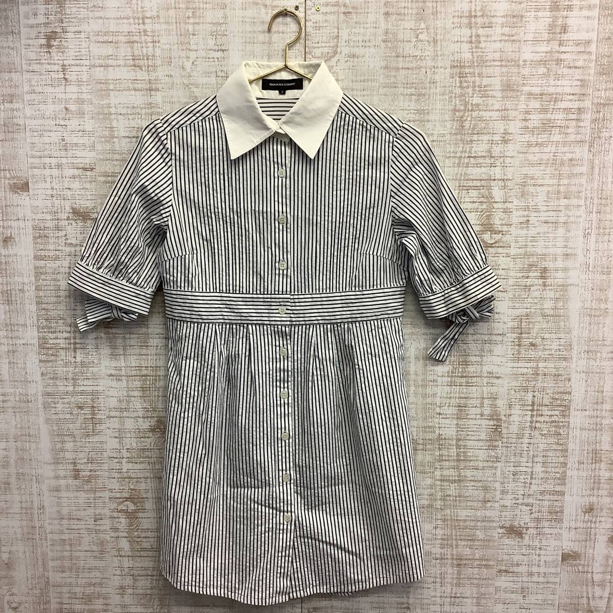 A379◇QUEENS COURT | クイーンズコート ワンピース 綺麗め サイズ2拍卖