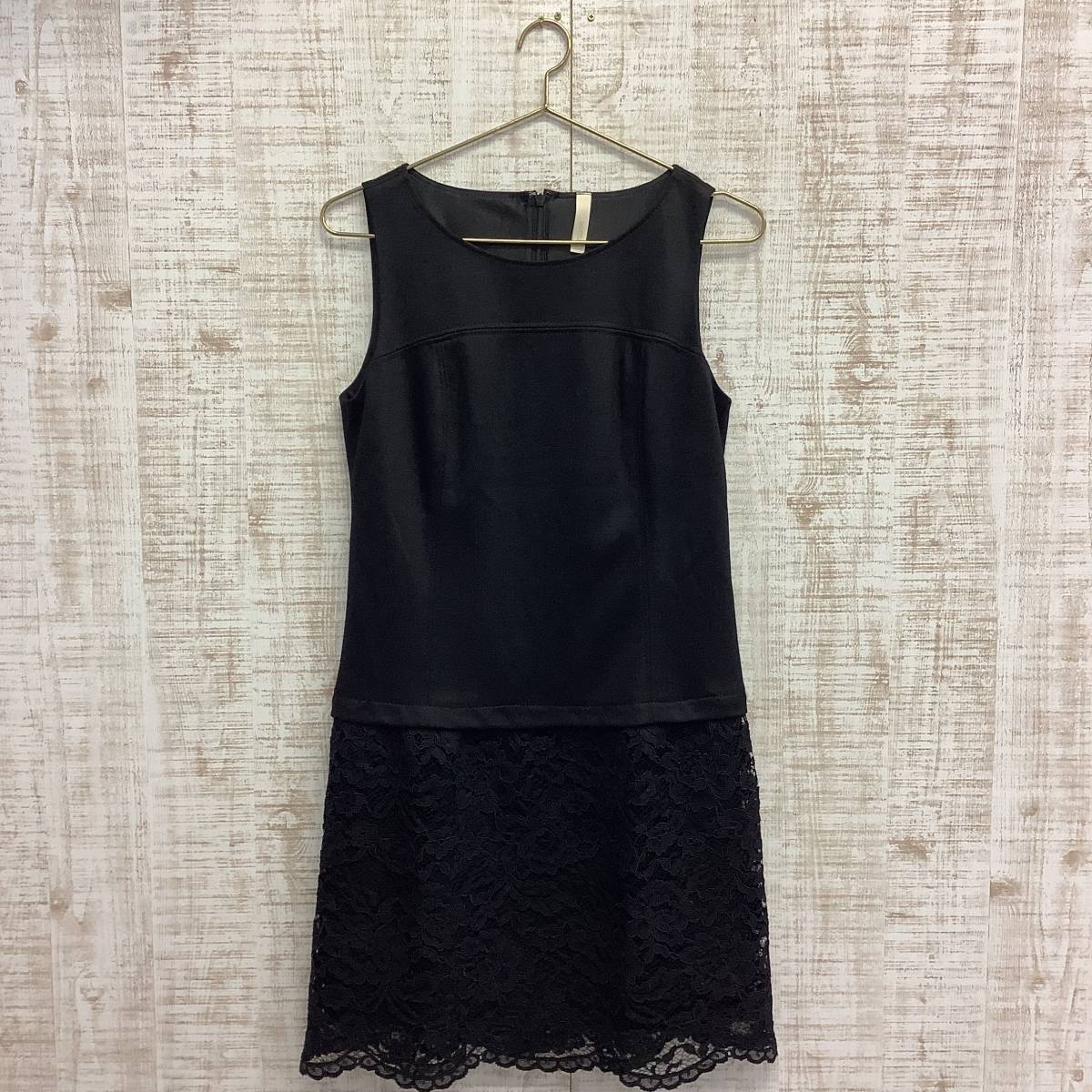 A397◇UNTITLED | アンタイトル ワンピース ブラック 美品 サイズ2拍卖