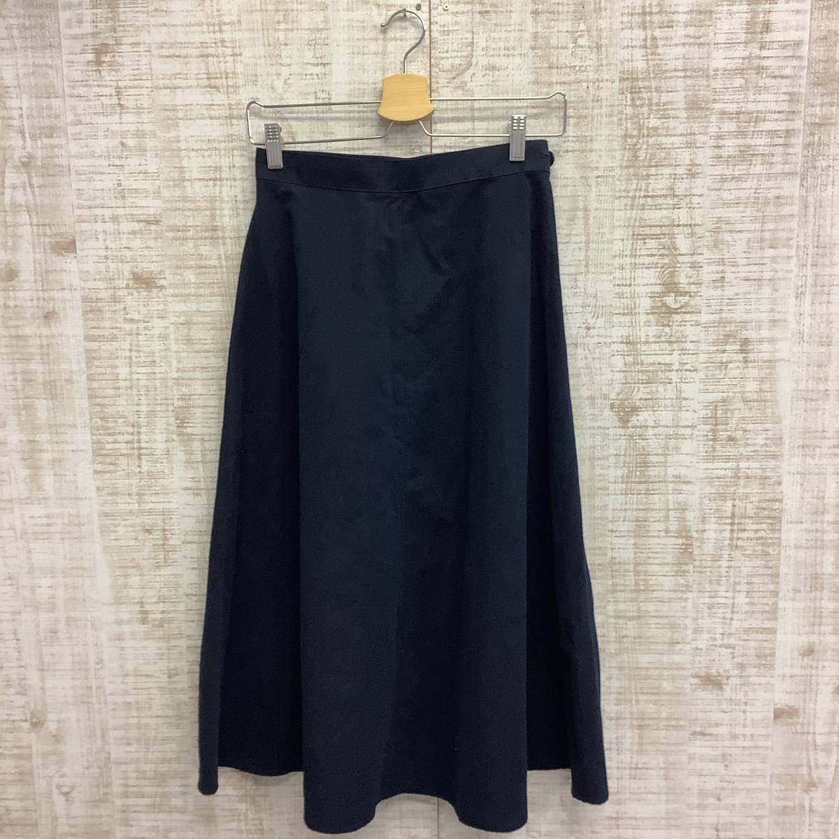 A523◇COMME CA ISM | コムサイズム スカート ネイビー サイズ9拍卖