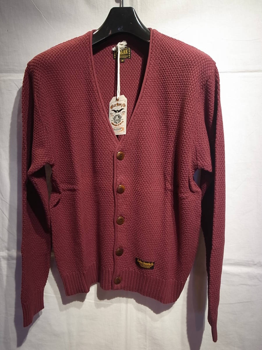 【新品】CALEE キャリーコットンニット カーディガン パーカー JKT ジャケット コート スタジャン シャツ サイズM拍卖