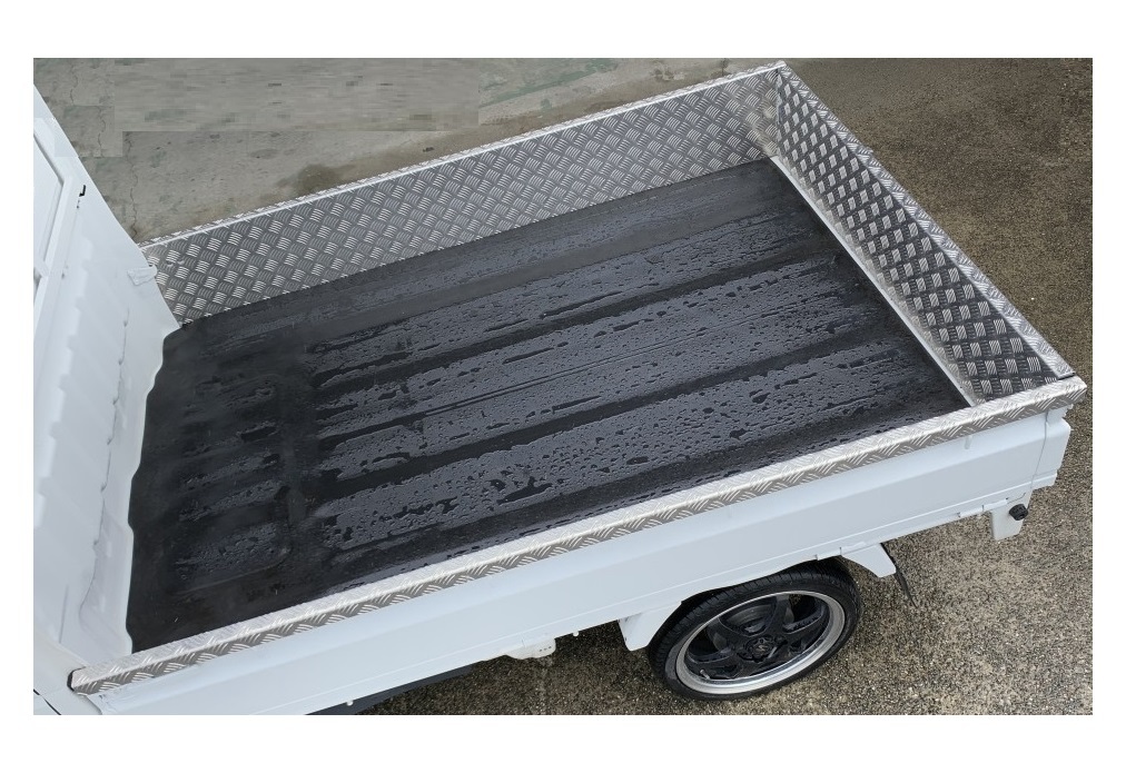 ■軽トラック ミニキャブトラック DS16T(ゲートチェーン無し車両用) 荷台ゲートインナーカバー アルミ縞板 3点SET 拍卖