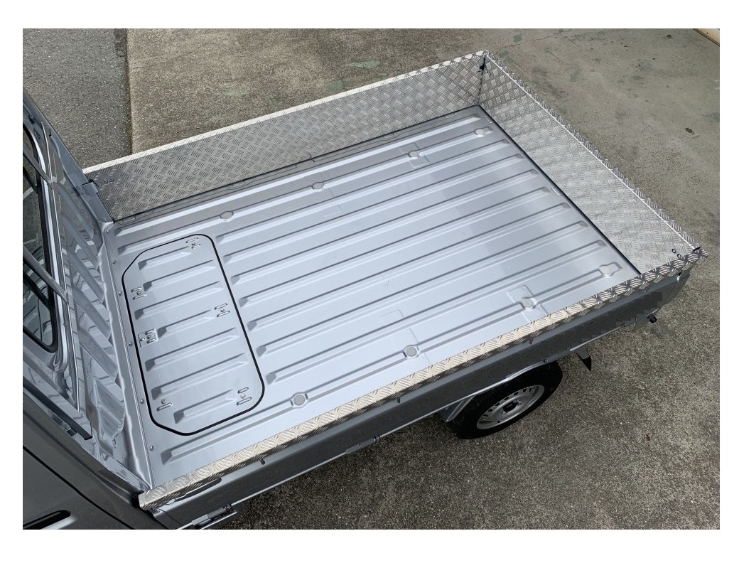 ■軽トラック ピクシストラック S500U (スタンダード専用) 荷台ゲートインナーカバー アルミ縞板 3点SET 拍卖