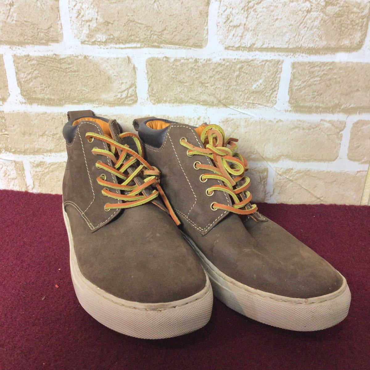 【売り切り!送料無料!】A-2 Danner!ブーツ!茶色!ブラウン!26!スニーカー!チェッカーブーツ!ノルマンディー!中古拍卖