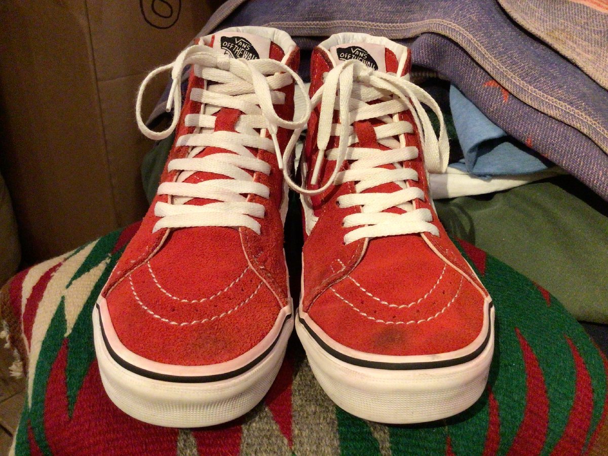 VANS SK8 HI SIZE 6(24cm) バンズ スケート ハイ スエード キャンバス ハイカット拍卖