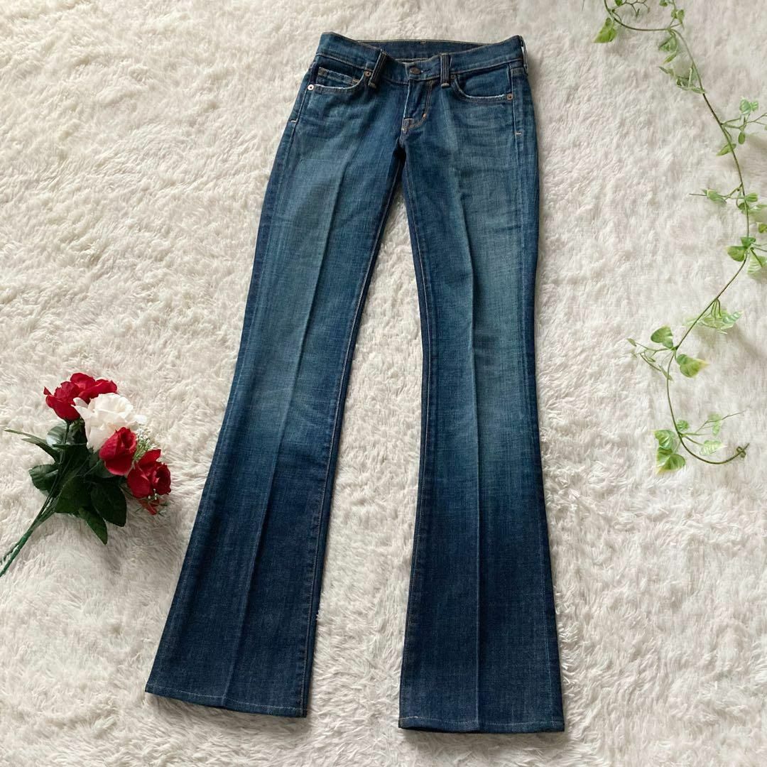 シティズンオブヒューマニティ デニム ローライズブーツカット センタープレス 22サイズ CITIZENS OF HUMANITY拍卖