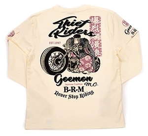 爆裂爛漫娘/ロンT/五右衛門mc/白/L/rmlt-287/エフ商会/テッドマン/カミナリモータース拍卖